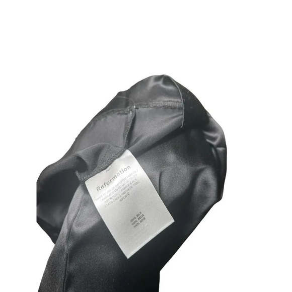 Reformation Annika Silk Jumpsuit NWT Size 2 - Picture 6 of 9